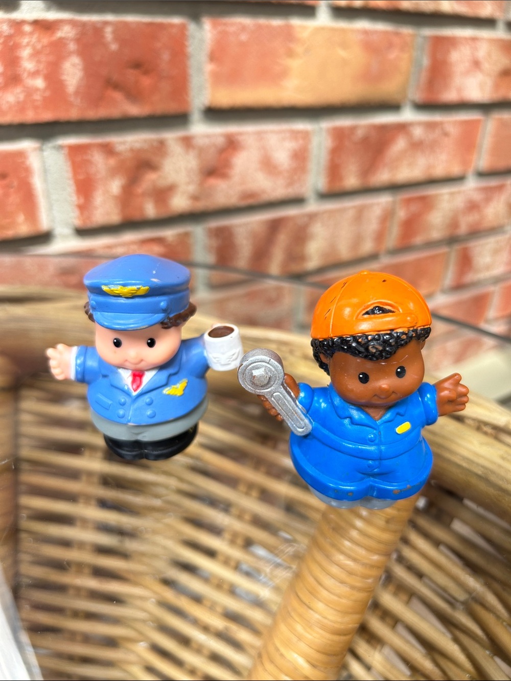 Vintage Little People - Pilot + Mechanic (2001)